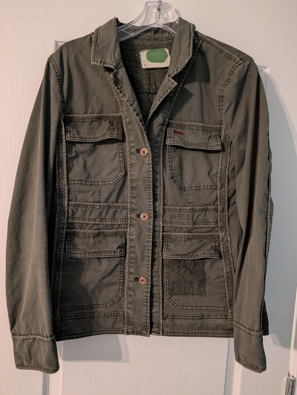 Olive Utility Jacket By Anthropologie